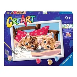 Set per dipingere Gattini Sul Cuscino CREART 28938 - immagine 1