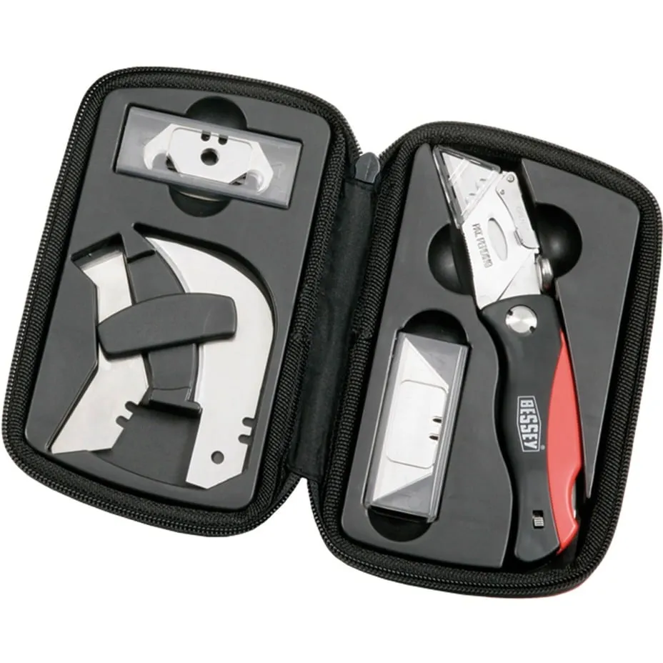 DBKPH-SET Taglierino Nero, Rosso Coltello a lama fissa - immagine 1