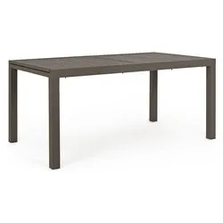 Tavolo da esterno alluminio HILDE Allungabile Coffee (160-240x90x75cm) 0662981 - immagine 1