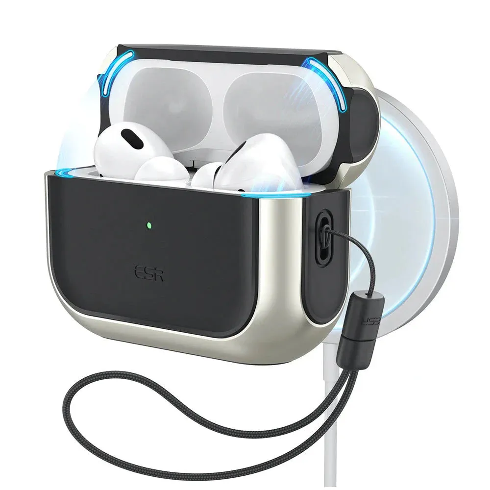 Custodia ESR Orbit Hybrid per Apple AirPods Pro 3, Grigio - immagine 1