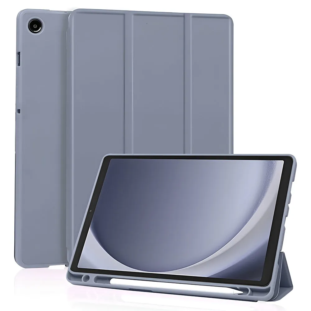 Custodia per Samsung Galaxy Tab A11 / Tab A9, Techsuit, Flex Trifold New Model, Viola - immagine 1