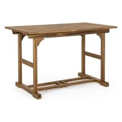 Tavolo da esterno legno NOEMI Allungabile Acacia (120-160x70x74cm) 0805993 - immagine 1