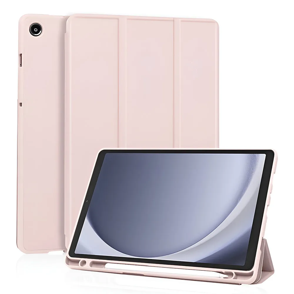 Custodia per Samsung Galaxy Tab A11 / Tab A9, Techsuit, Flex Trifold Nuovo Modello, Rosa - immagine 1