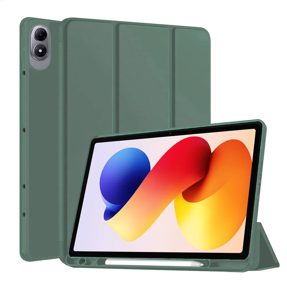 Custodia per Xiaomi Redmi Pad 2 Pro, Techsuit, Flex Trifold, Verde - immagine 1