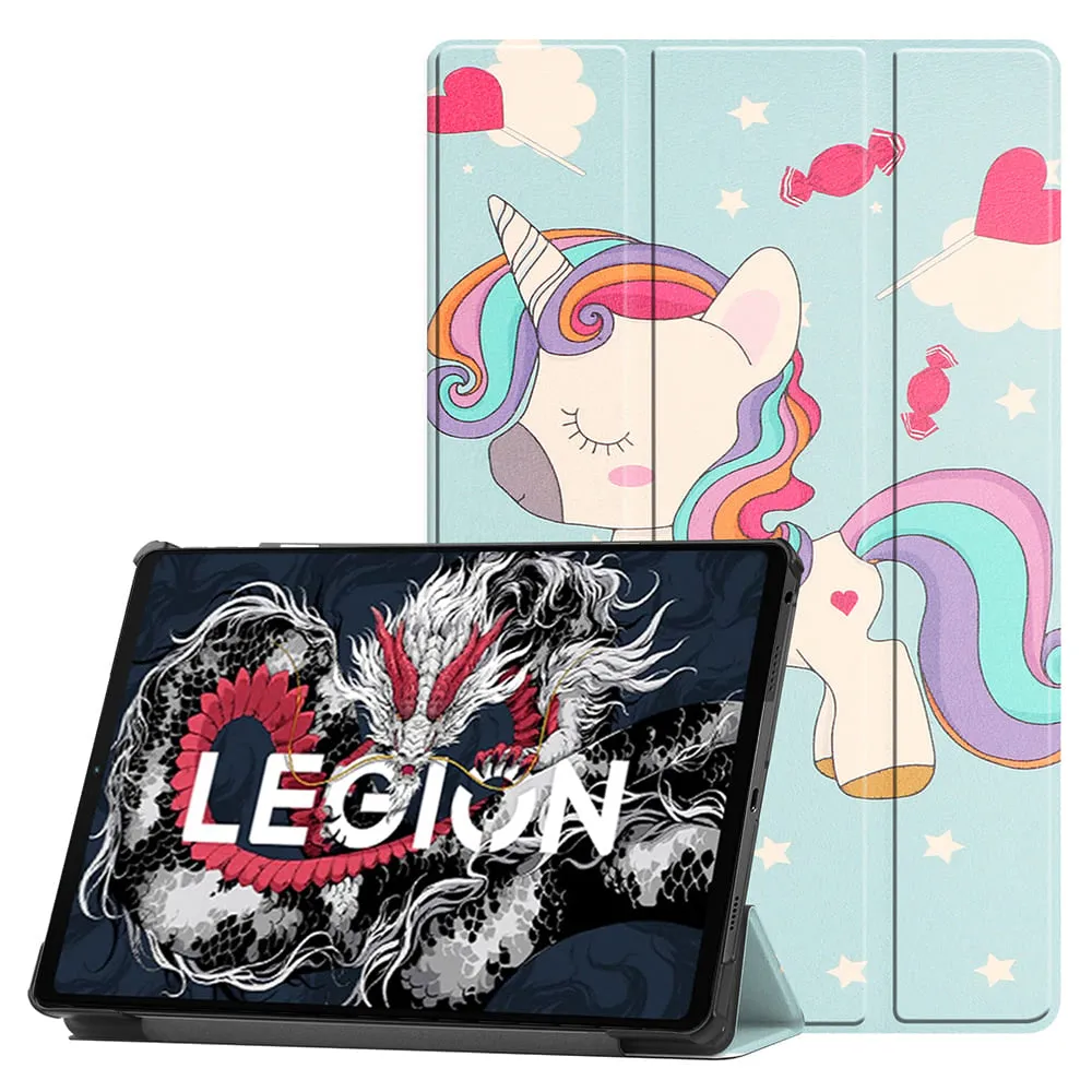 Custodia per Lenovo Legion Y700 (2025), Techsuit, FoldPro Unicorn, Multicolore - immagine 1