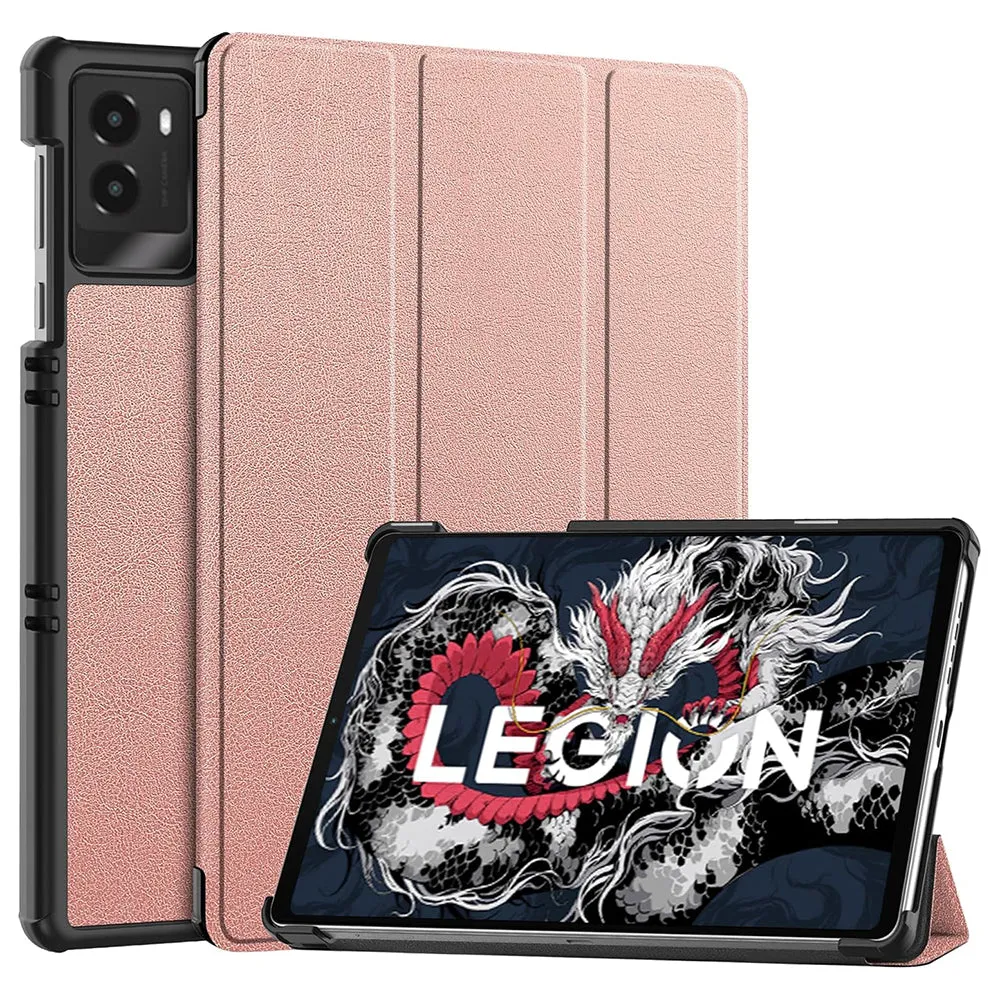 Custodia per Lenovo Legion Y700 (2025), Techsuit, FoldPro, Rosa Dorato - immagine 1