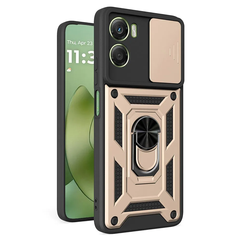 Custodia per Motorola Moto G06, Techsuit, CamShield, Dorata - immagine 1