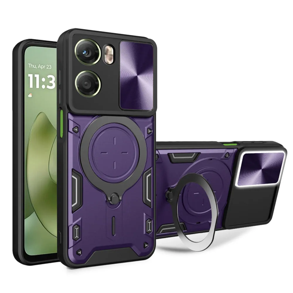 Custodia per Motorola Moto G06, Techsuit, CamGuard Pro, Viola - immagine 1