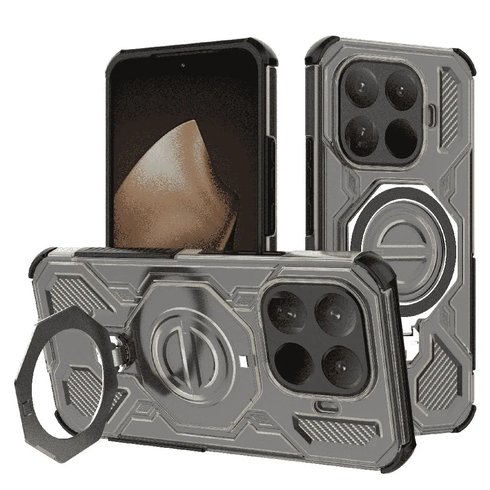 Custodia per Xiaomi 15T Pro, Techsuit, Carbon Shield Pro, Fumo - immagine 1