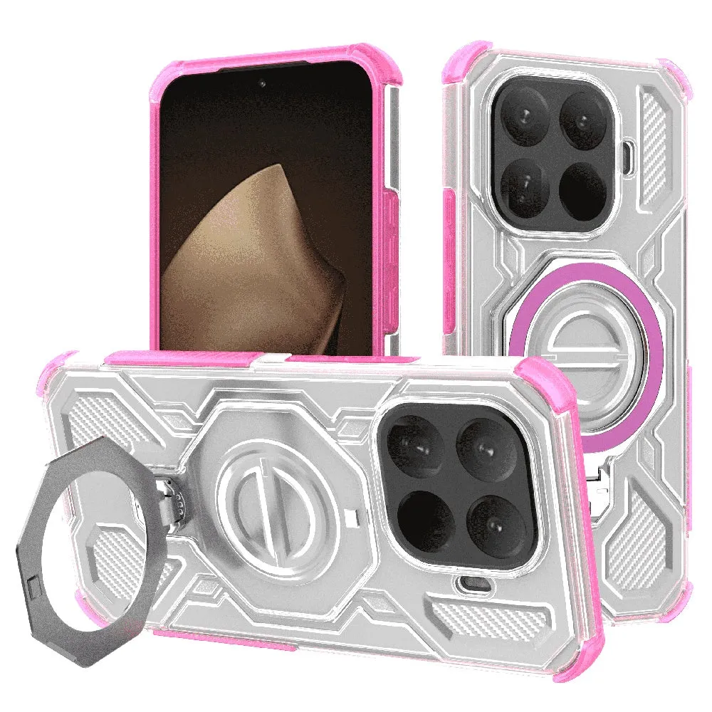 Custodia per Xiaomi 15T Pro, Techsuit, Carbon Shield Pro, Rosa. - immagine 1