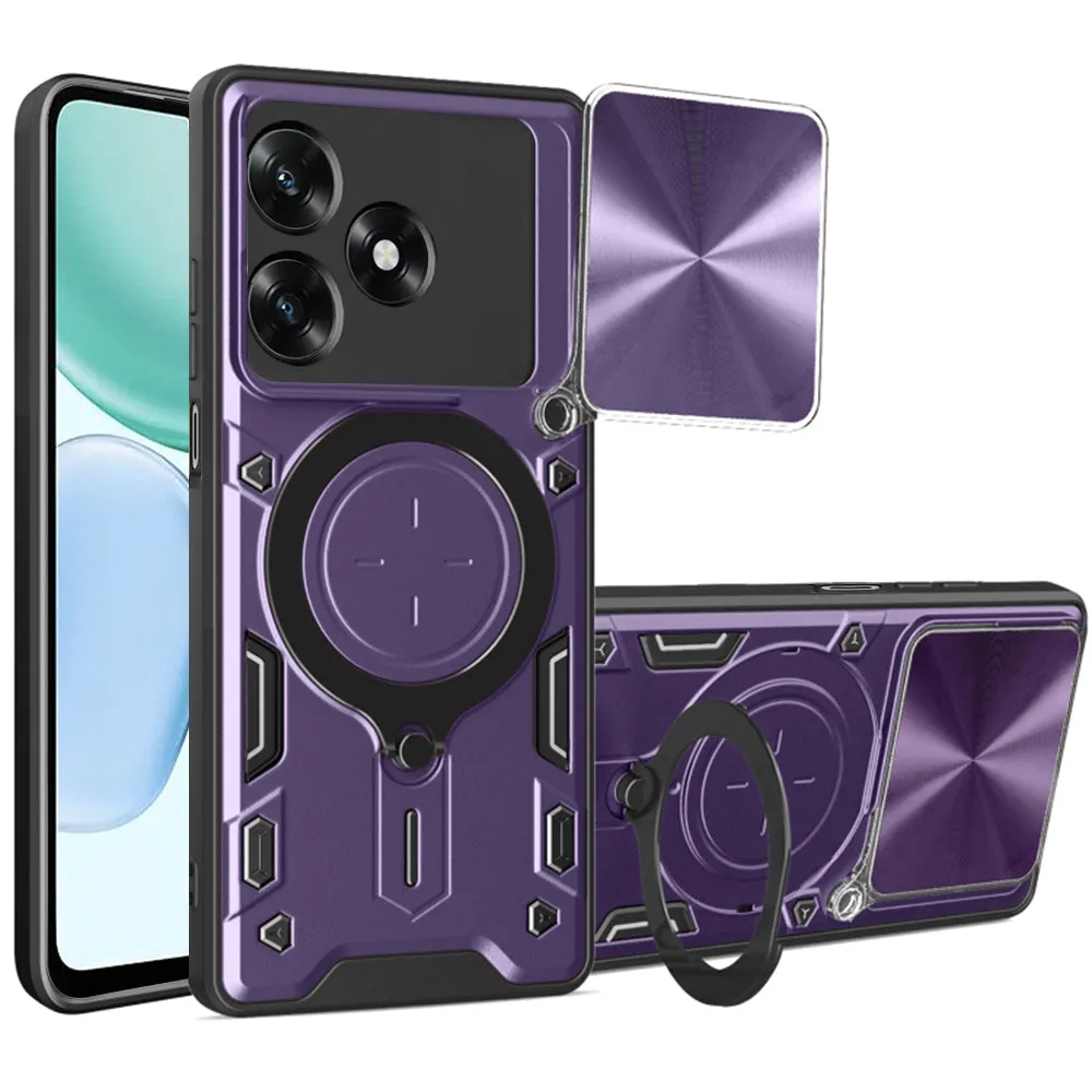 Custodia per Honor X5c Plus, Techsuit, CamGuard Pro, Viola - immagine 1