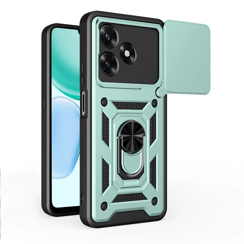 Custodia per Honor X5c Plus, Techsuit, CamShield, Verde - immagine 1