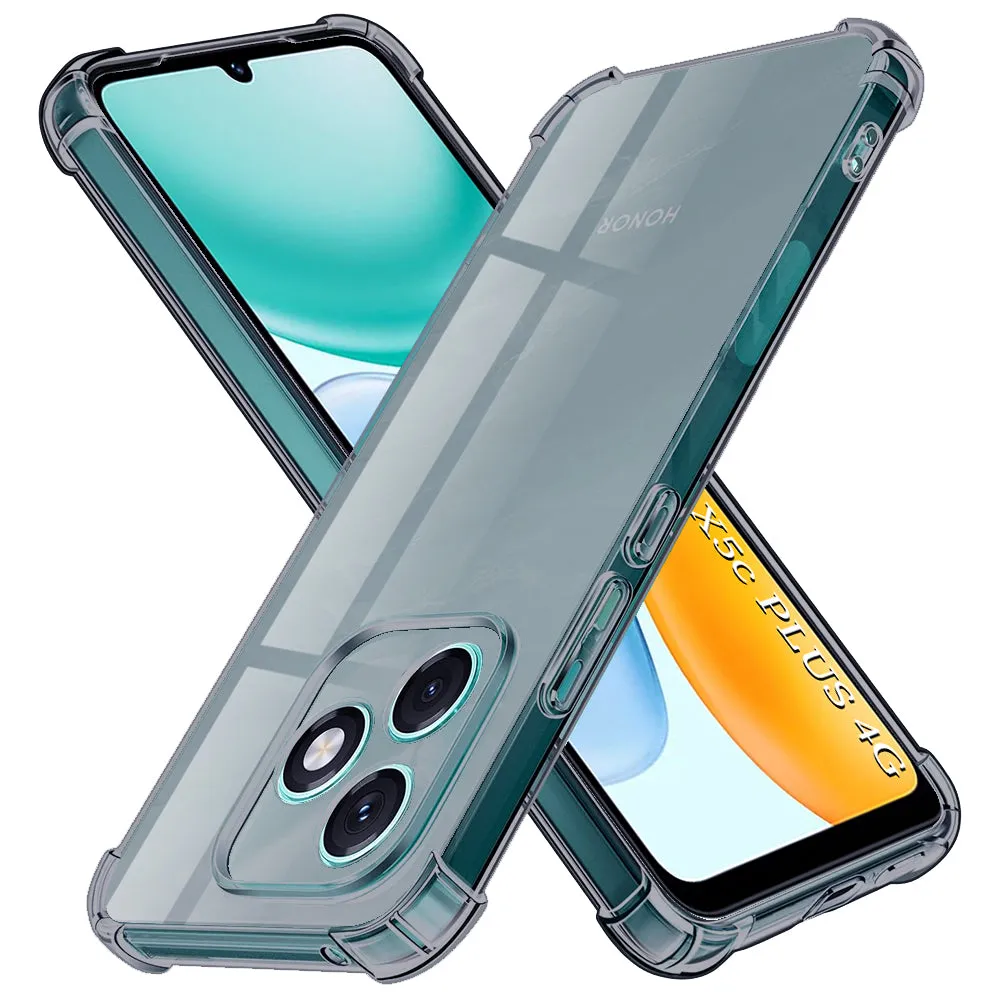 Custodia per Honor X5c Plus, Techsuit, Shockproof Clear, Fumé - immagine 1