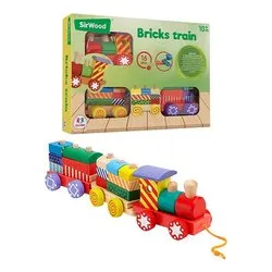 Trenino trainabile 16 pz (12-24m) SIR WOOD 39996 - immagine 1
