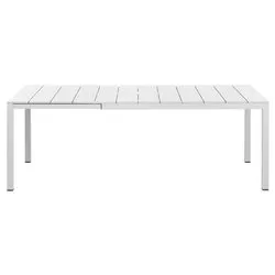 Tavolo da esterno alluminio RIO Alu 140 Extensible Allungabile Bianco (140-210x85x75cm) 48653 00 000 - immagine 1