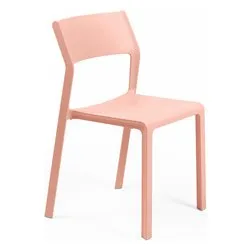 Sedia da esterno polipropilene TRILL Bistrot Rosa bouquet 40253 08 000 - immagine 1