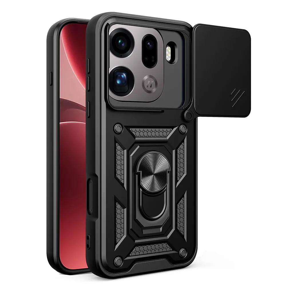Custodia per Oppo Find X9 Pro, Techsuit, CamShield, Nera - immagine 1