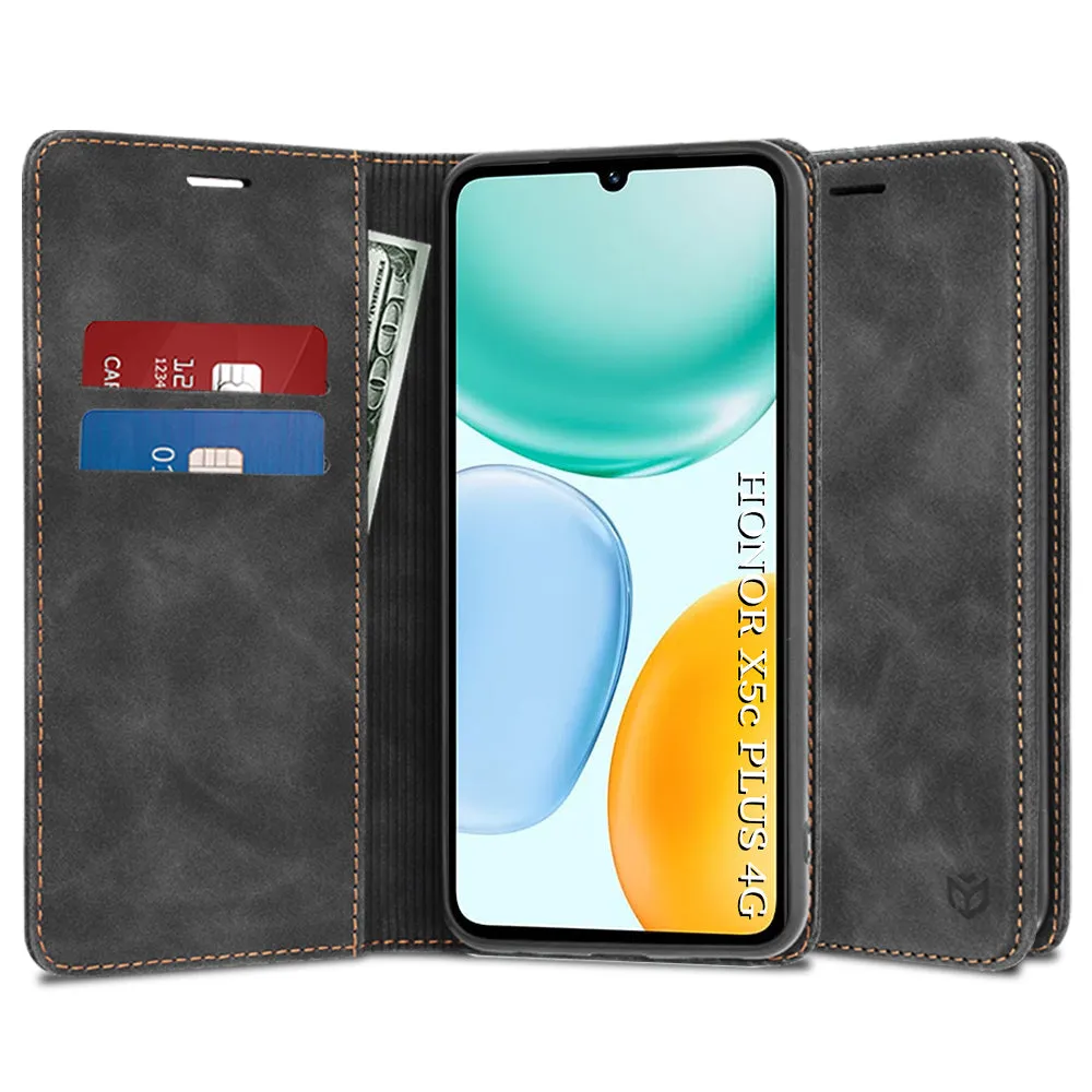 Custodia per Honor X5c Plus, Techsuit, Confy, Nera - immagine 1
