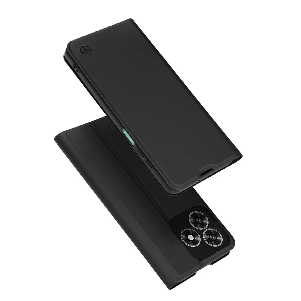 Custodia per Honor X5c Plus, Techsuit, Magskin Book, Nera - immagine 1