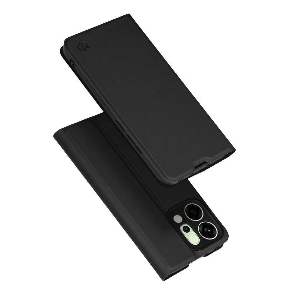 Custodia per Oppo Reno14, Techsuit, Magskin Book, Nera - immagine 1