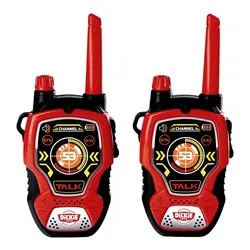 Walkie talkie 2,4 GHz portata 100 mt DICKIE Rosso e Nero 201118176 - immagine 1