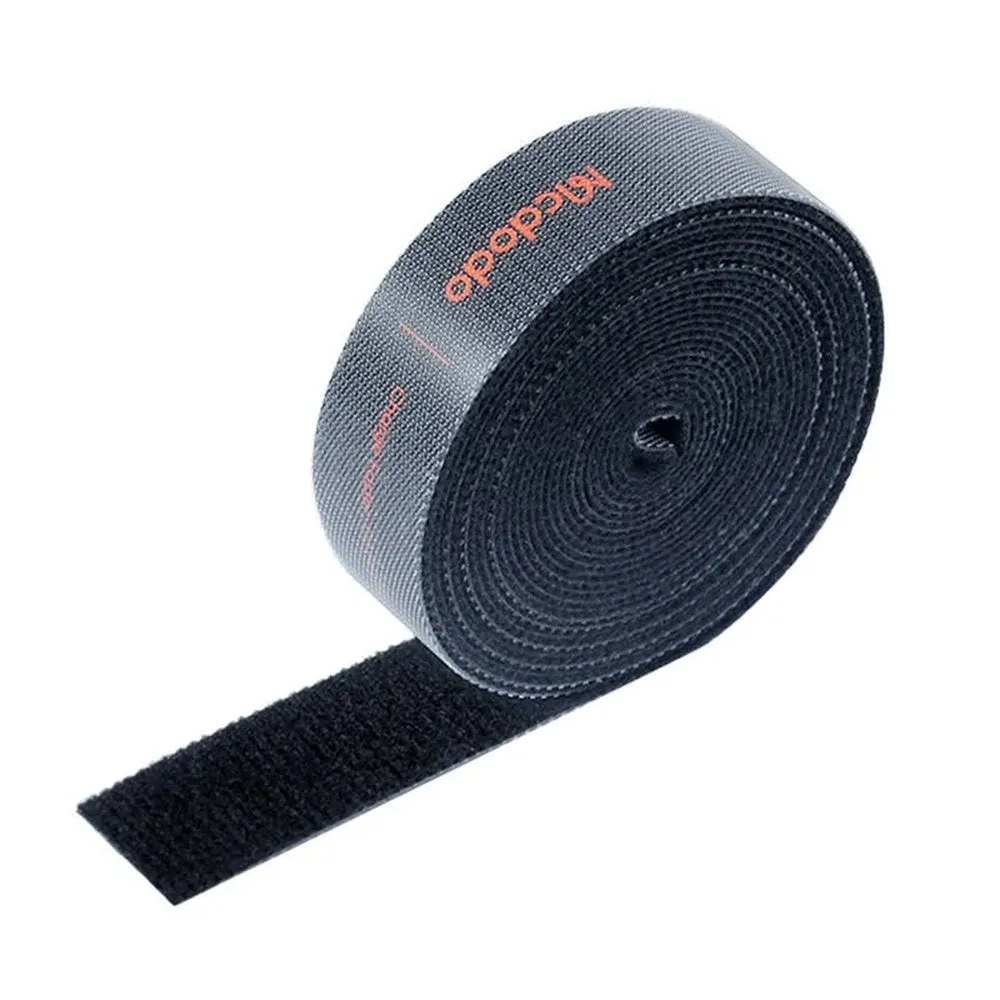 Organizzatore Cavi McDodo VS-0961 Belt, Velcro, 3m, Nero - immagine 1