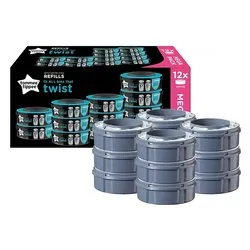 Ricarica contenitore pannolini twist&click 12 pz SANGENIC 85102212 - immagine 1