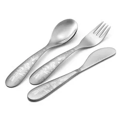 Set posate bambino Piccolo Principe 3 pz BIRILLO Acciaio lucido CA3BI LPP - immagine 1