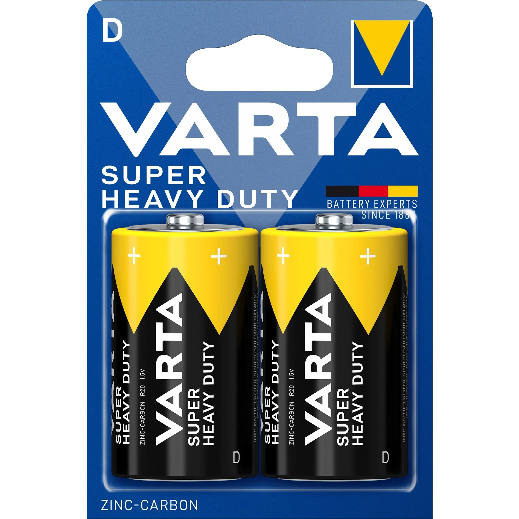 R20 D batteria per uso domestico Zinco-Carbonio - immagine 1