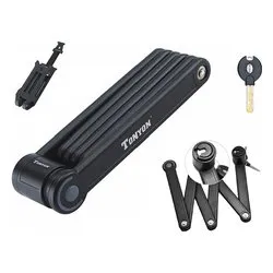 Lucchetto bici a barre pieghevoli (19,2x7,6cm) Blu 3881 - immagine 1