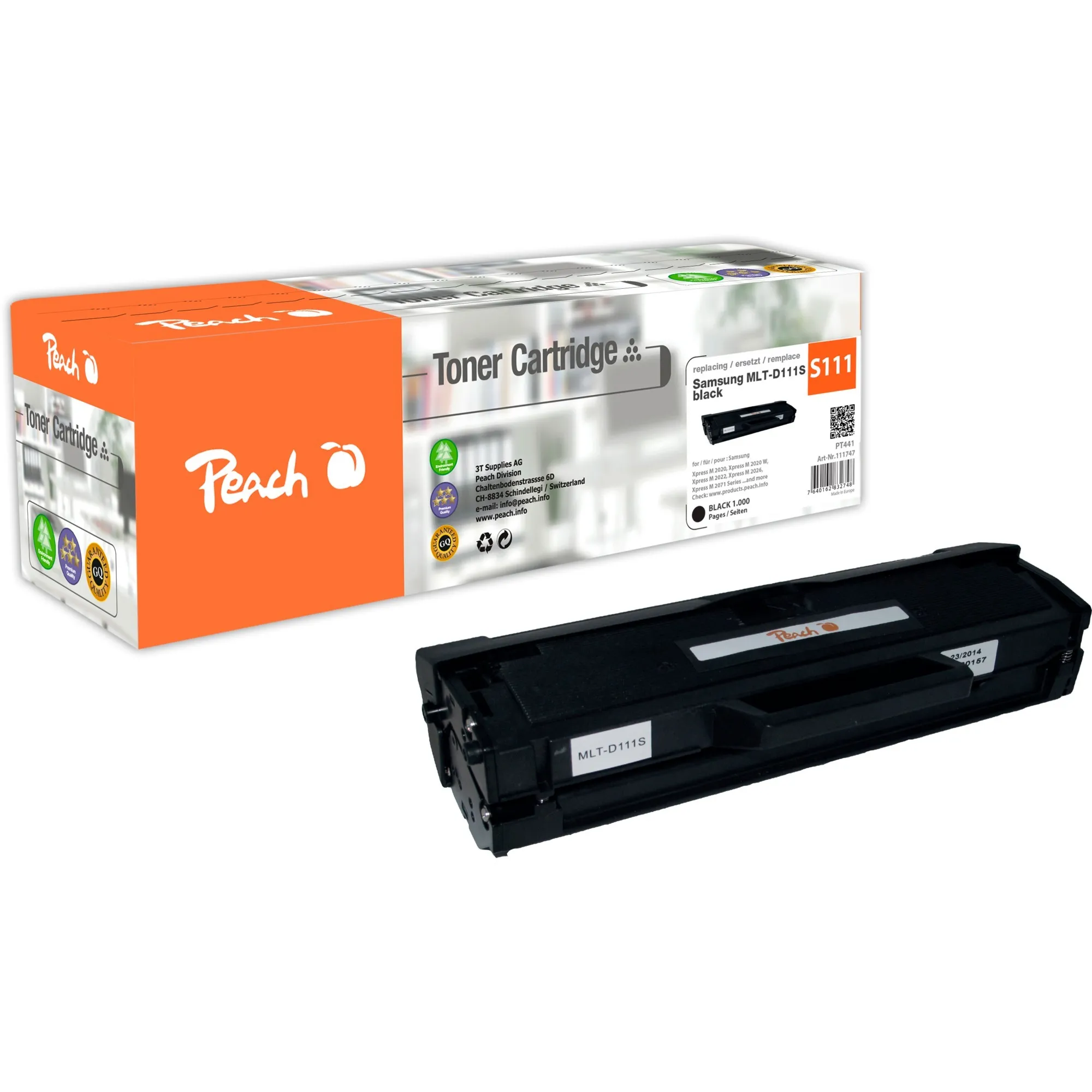 PT441 cartuccia toner 1 pz Compatibile Nero - immagine 1