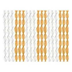 Tenda SARA Cristallo e Avana (100x220cm) 376 100 220 4 - immagine 1