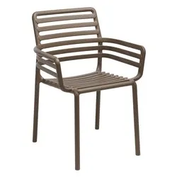 Sedia con braccioli polipropilene DOGA Armchair Tabacco 40254 53 000 - immagine 1