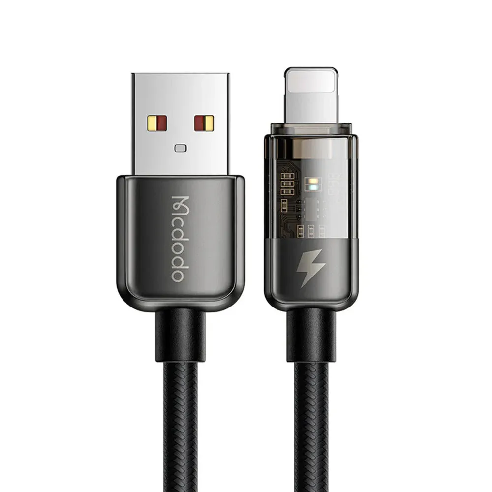 Cavo Dati e Ricarica USB-A - Lightning McDodo CA-3140 Auto Power Off, 18W, 1.2m, Nero - immagine 1