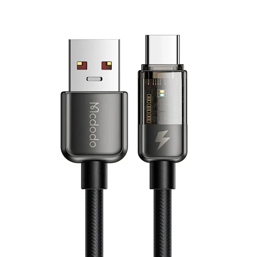 Cavo Dati e Ricarica USB-A - USB-C McDodo CA-3150 Auto Power Off, 100W, 1.2m, Nero - immagine 1