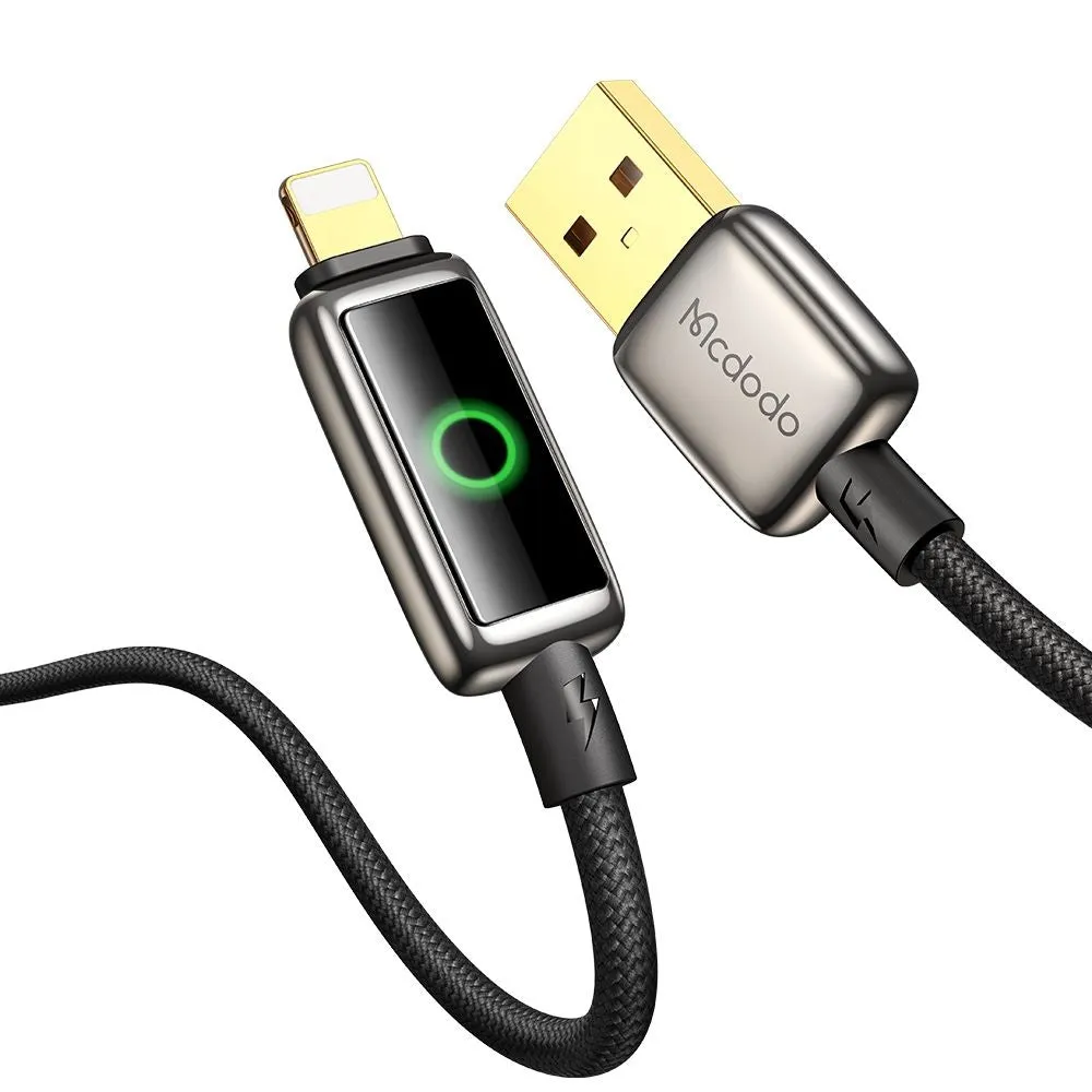 Cavo Dati e Ricarica USB-A - Lightning McDodo CA-6590 Auto Power Off, 18W, 1.2m, Nero - immagine 1