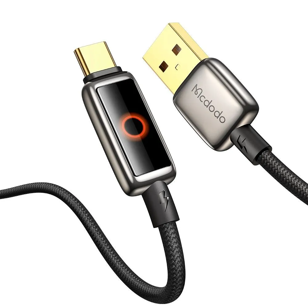 Cavo Dati e Ricarica USB-A - USB-C McDodo CA-6650 Auto Power Off, 100W, 1.2m, Nero - immagine 1