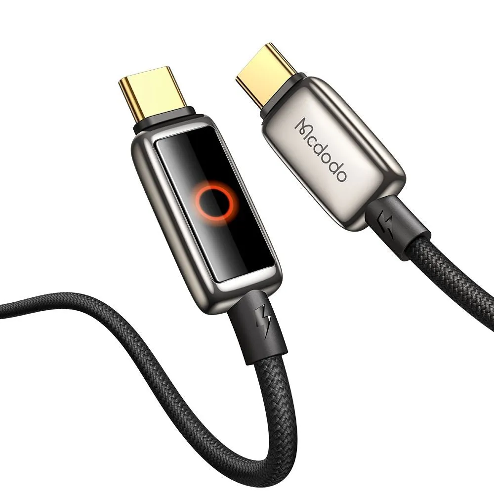 Cavo Dati e Ricarica USB-C - USB-C McDodo CA-6680 Spegnimento Automatico, 100W, 1.2m, Nero - immagine 1