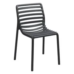 Sedia da esterno polipropilene DOGA Bistrot Antracite 40255 02 000 - immagine 1