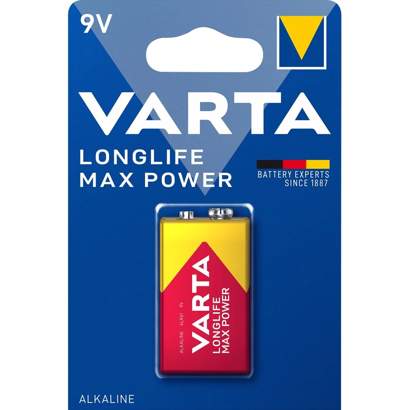 9V Batteria monouso Alcalino - immagine 1