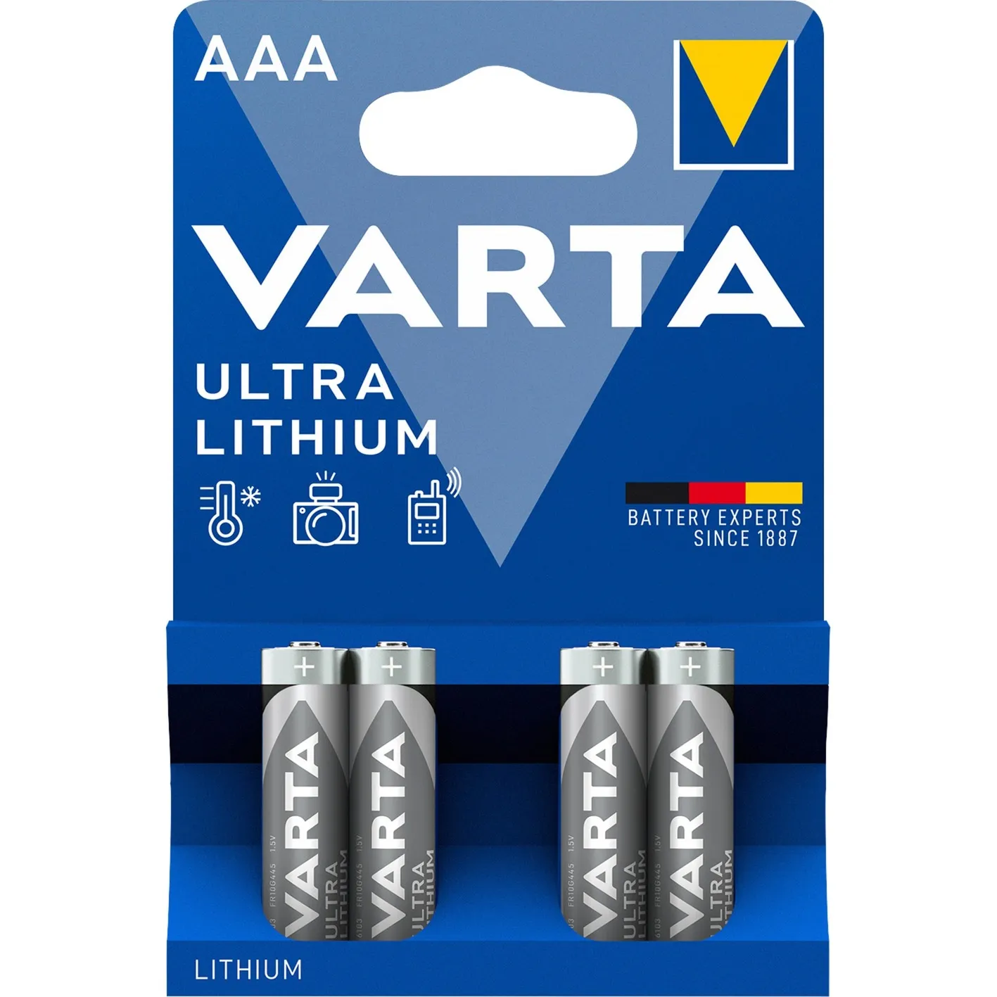 Ultra Lithium AAA Blister 4, Batteria - immagine 1
