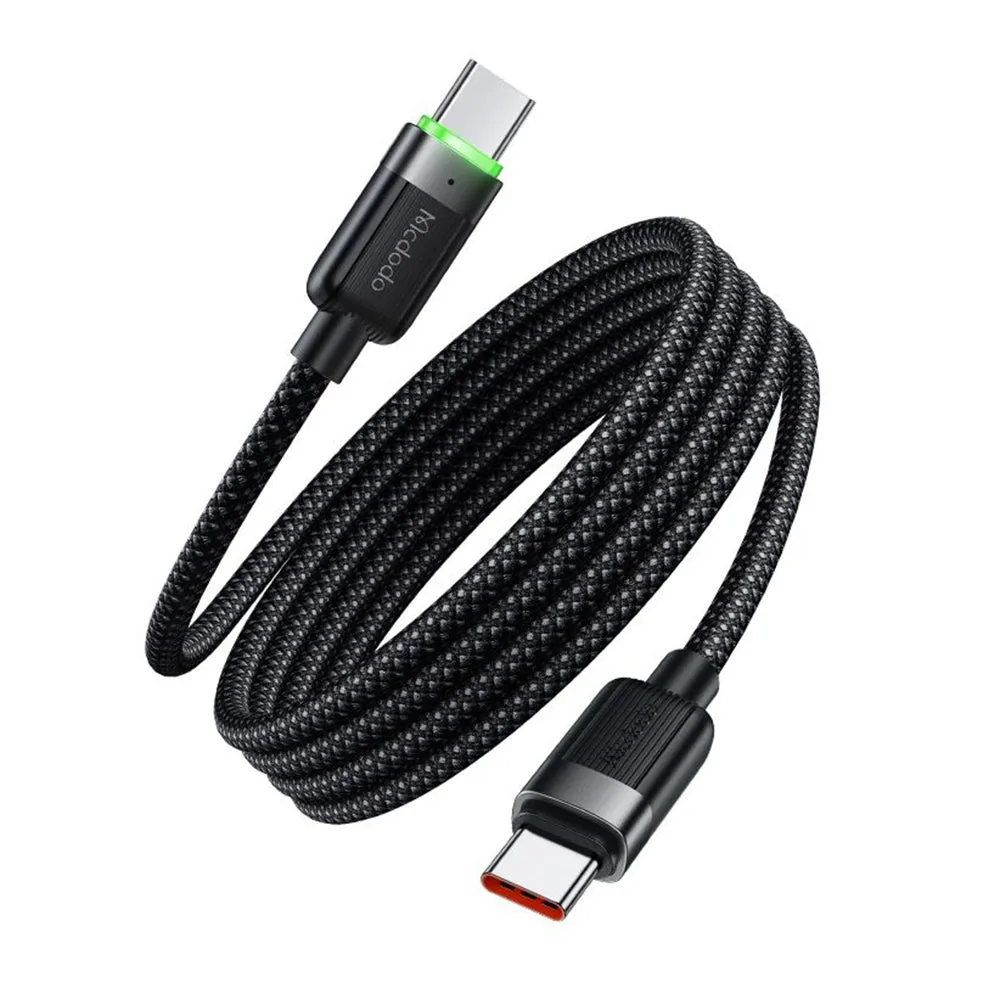 Cavo Dati e Ricarica USB-C - USB-C McDodo CA-2000 Self Winding, 60W, 1.2m, Nero - immagine 1