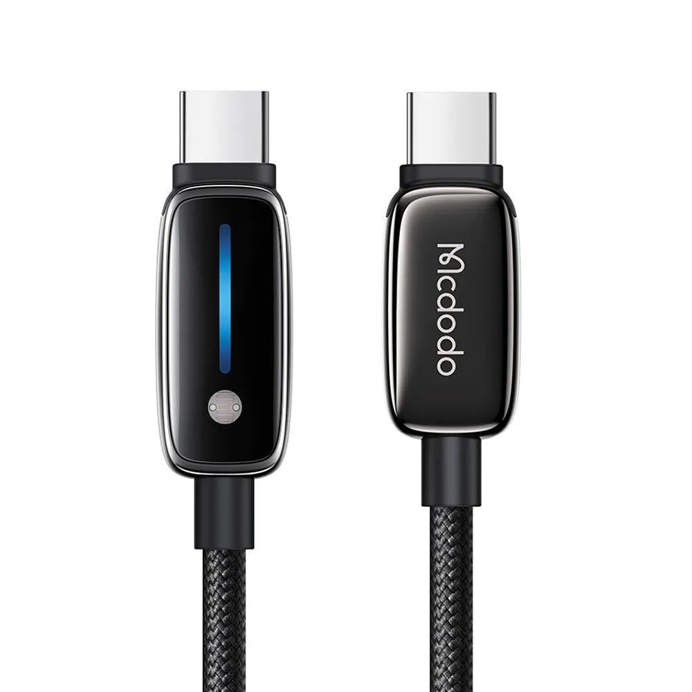 Cavo Dati e Ricarica USB-C - USB-C McDodo CA-0100, 100W, 1.2m, Nero - immagine 1