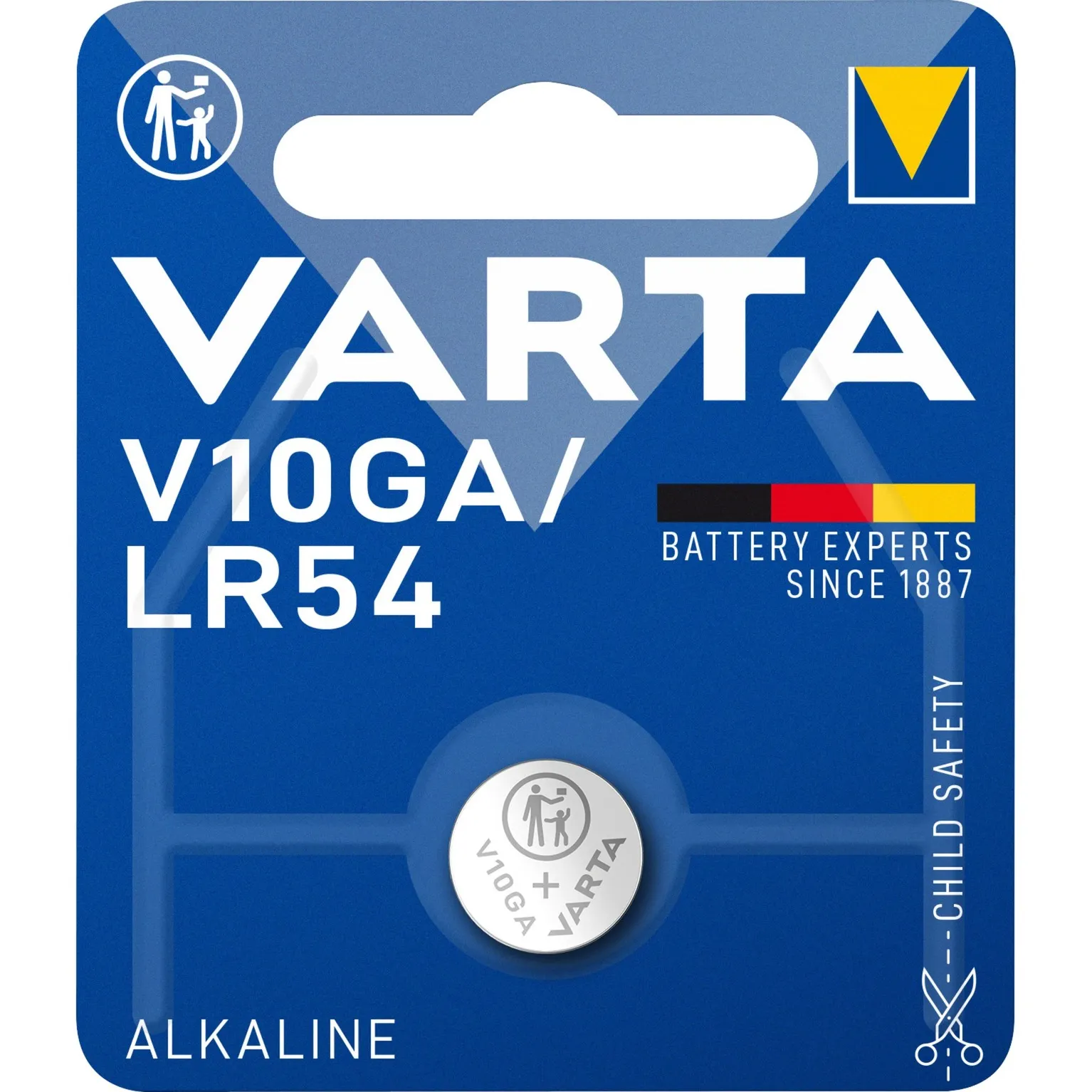 ALKALINE V10GA, LR54 (Batteria Speciale, 1.5V ) Blister da 1 - immagine 1