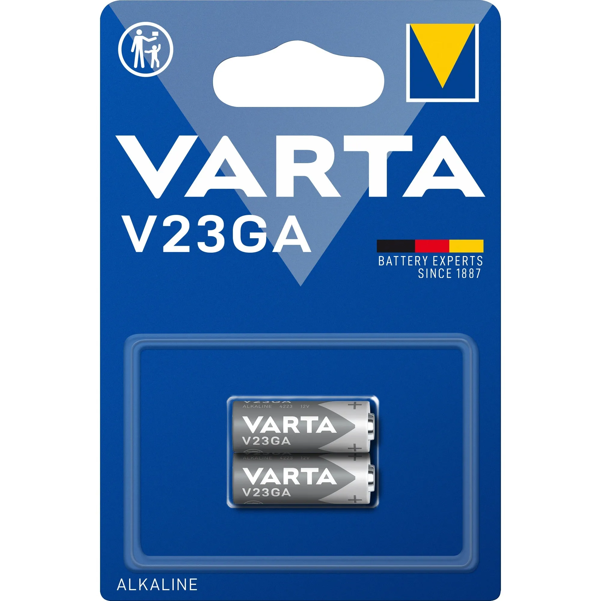 ALKALINE V23GA (Batteria Speciale, 12V) Blister da 2 - immagine 1