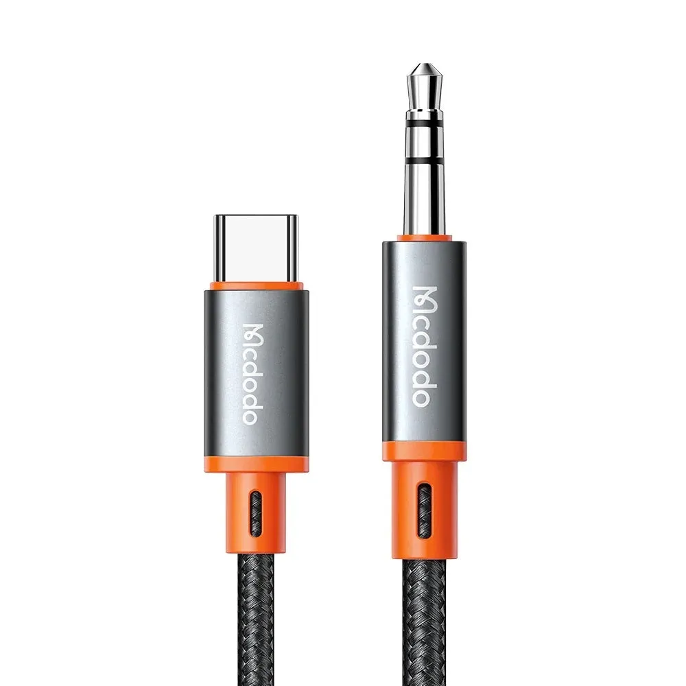 Cavo Audio USB-C - 3.5mm McDodo CA-0820 Castle, 1.2m, Nero - immagine 1