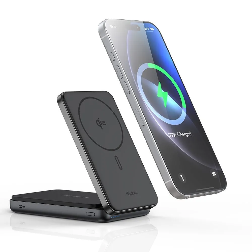 Batteria Esterna Wireless McDodo MC-6310 2in1, 10000mAh, 20W, PD + FQI, 1 x USB-C, Nero - immagine 1