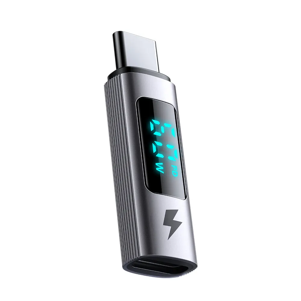 Adattatore Dati e Ricarica Lightning - USB-C McDodo OT-5990 Wales Display, Nero - immagine 1