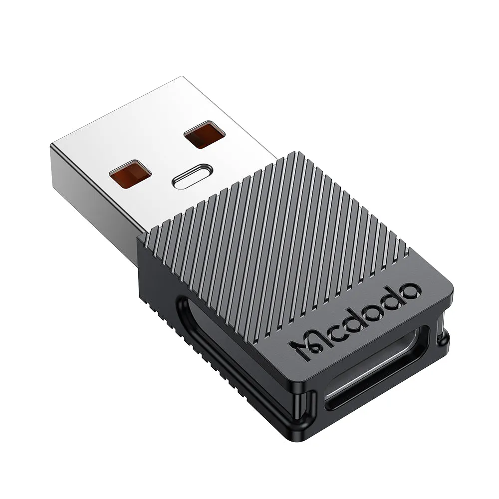 Adattatore Dati e Ricarica USB-C - USB-A McDodo OT-6970, Nero - immagine 1