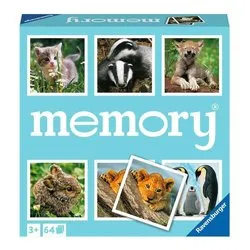 Gioco memory Animal Babies 64 pz 20879 - immagine 1